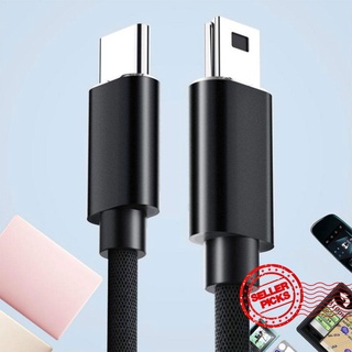 Type-c to Mini 5P USB Cable Type-c to Mini T-port OTG W5C4 (1)