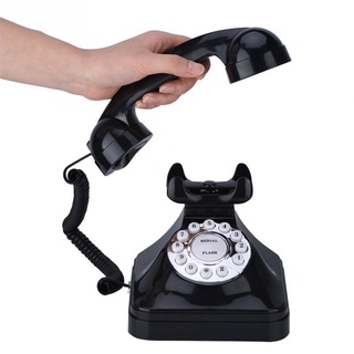 [brbaosity2] 1 pieza vintage teléfono antiguo dial retro teléfono (5)