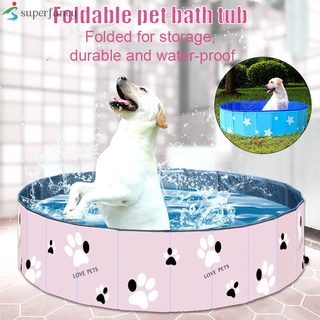 pvc piscina para mascotas portátil plegable piscina perros gatos bañera de baño plegable doggie piscina antideslizante