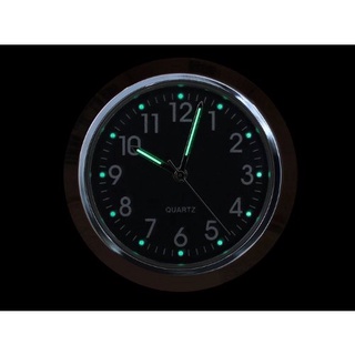 [xmagkped] 7/8 \"1\" Reloj Termmetro Esfera Manillar Cromo de Motocicleta para Honda Shadow Color Negro