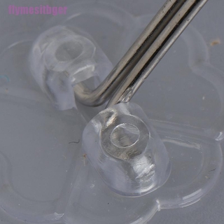 [Eam] 12 pzs perchero adhesivo Transparente fuerte sin costuras impermeables (4)