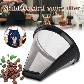 colador de café reutilizable de acero inoxidable/filtro de café/gorro artesanal para el hogar/oficina