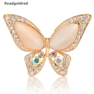 Roadgoldred 1 * Broche De Diamantes De Imitación De Ópalo Para Boda Mariposa Para Mujer Mejor Regalo WDFG