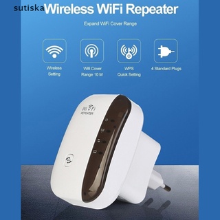 Sutiska Wireless-N Wifi Repeater AP Router Signal Booster Extender Amplifier MX (1)