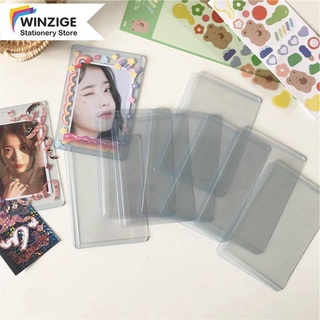 Winzige KPOP Toploader For Photocards Set korean Style Photocard Holder Idol Star Card Album Polaroid Collection (1)