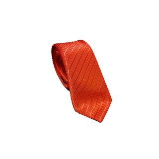 corbata naranja 100% poliester square colors