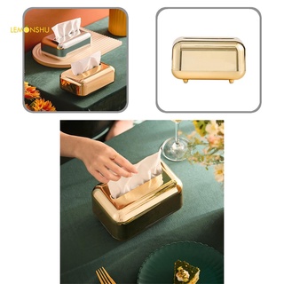 Lemonshu- práctico soporte de papel decorativo cajas de pañuelos con interruptor magnético antideslizante para el hogar