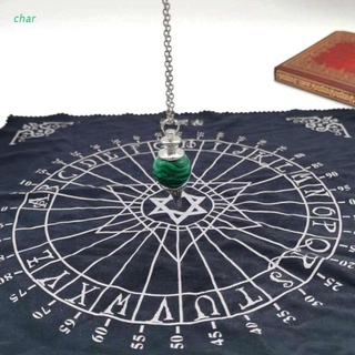 char mantel de tarot péndulo mágico pentacle runas tarot altar mantel de mesa 30x30cm