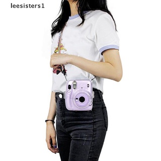 Leesisters1 For Instax Mini 11 Camera Bag Portable Transparent Camera Bag Case With Strap MX (6)