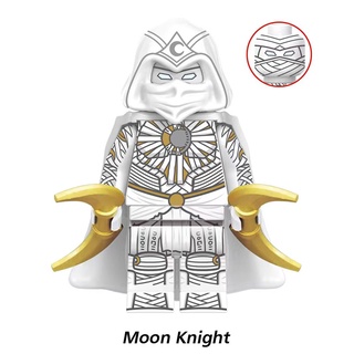 Marvel Super Héroe Mnifigures Moon Knight Bloques De Construcción Juguetes (2)