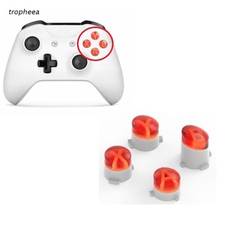 tro For X box One Controller ABXY Buttons Mod Kit For X BOX One Slim X box Elite Gamepads 10 Colors Transparent Repair Part