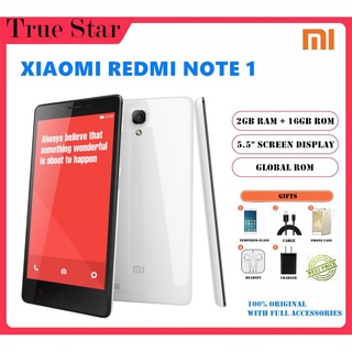 Xiaomi Redmi Note 1 2GB + 16GB Accesorios completos 95% usado Smartphone