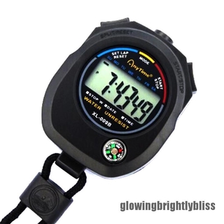 [GBBMX] Waterproof Digital LCD Chronograph Timer Counter Stopwatch Alarm with Strap