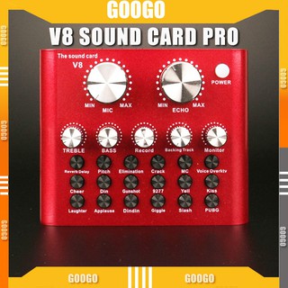 tarjeta de sonido en vivo v8 pro versión de audio externo usb auriculares micrófono transmisión en vivo tarjeta de sonido para teléfono móvil ordenador pc (1)