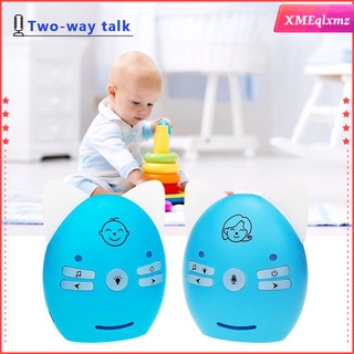 [xmeqlxmz] detector de bebé bebé audio digital cristal transparente voz au plug azul au plug (6)