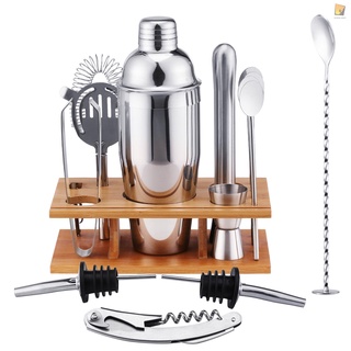 14 pzs juego de herramientas para hacer horneado de coctel mezclador de acero inoxidable para el hogar/bar/uso