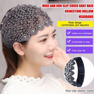 Vivinice Rhinestone Hollow Hairband accesorios para el cabello diadema