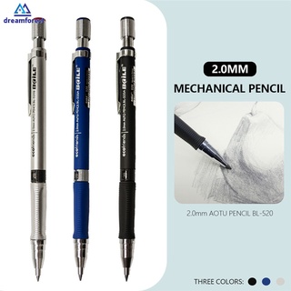 DF lápices mecánicos de 2.0 mm para dibujar 2B/lápiz de propulsión para niños/niñas/regalo/papelería escolar/suministros de oficina
