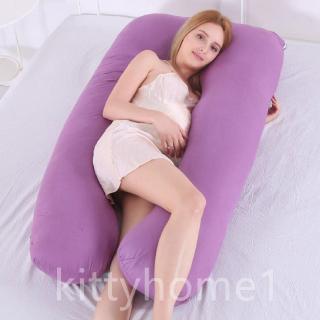 [Kitty] Funda De Almohada Para Mujer Embarazada , Para Dormir , Algodón , Lavable , Tipo U , 116 X 60 Cm