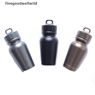 [finegoodwellwild] botella de aleación de aluminio impermeable sellado de medicina cápsula botella herramienta al aire libre nuevo stock