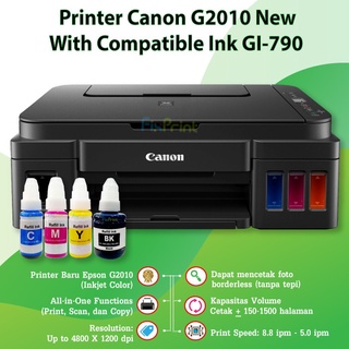 Impresora Canon G2010 Pixma impresora de inyección de tinta escanear copia cartucho CA91 CA92