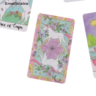 Smbr Crystal Unicorn Tarot Cards Guidance -Divination Oracle Tarot Deck Board Game BR