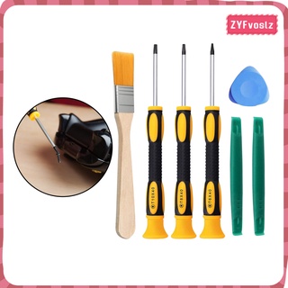 T6 T8 T10 Torx Security Screwdriver Set, Repair Kit for Xbox one Xbox 360 PS3 PS4 Controller Disassembly and Cleaning (1)
