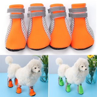 LANTANA Cálido Invierno Antideslizante Impermeable Perro Suministros Reflectantes Botas Para Mascotas Zapatos De/Multicolor (4)