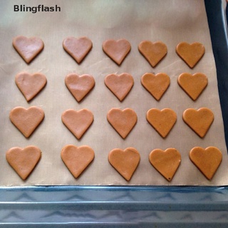 Blingflash - alfombrilla resistente al calor, antiadherente, reutilizable, para hornear, papel de aceite, mi