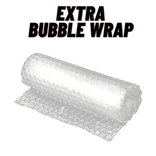 Envoltura extra de burbujas para tu protección en tu paquete