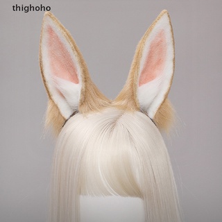 thighoho diademas peludas conejo gato orejas headwear conejo pelo aro para halloween cosplay mx