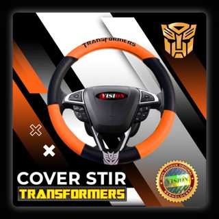 Avanza Agya Calya Sienta Yaris Rush Innova Fortuner Kijang Transformers Orange - funda para volante de coche (1)