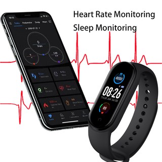 M5 Smart Band Bluetooth deporte Fitness Tracker podómetro M5 relojes inteligentes hombres Monitor de frecuencia cardíaca recordatorio de llamadas pulsera inteligente (4)