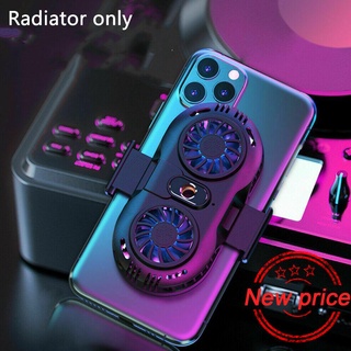 teléfono móvil radiador semiconductor enfriamiento dual ventilador vivo radiador juego refrigeración de agua enfriamiento n0b1