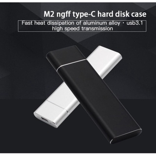 USB 3.0 2TB SSD Externo M . 2 NGFF Tipo C 3.1 Aleación De Aluminio Móvil Caja De Disco Duro De Alta Velocidad De Transmisión Sólido (3)