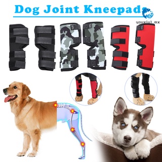 1 par de rodilleras para mascotas, soporte para perros, protector suave para piernas, envoltura de articulaciones