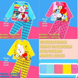 Conjuntos de ropa de PIYAMA y cama niños/mujeres 2-10 años impresión motivo BT21/BTS, BANGTANBOY