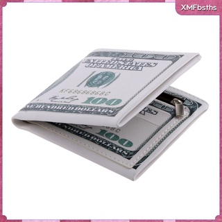 [XMFBSTHS] cartera de lona Bi-Fold Mighty banco nota de papel bolsa de dinero dólares (3)