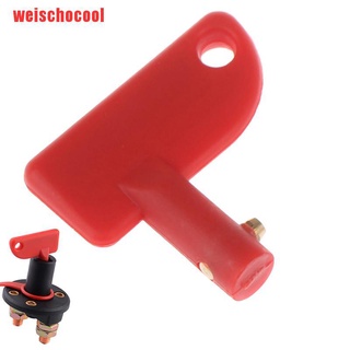 {weischocool}Car Battery Disconnect Switch Master Cut-off Quick with Removable Key 1-Post YSA