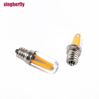 [xingflyMX] Mini E14 E12 LED refrigerador congelador filamento luz regulable bombillas lámpara blanco cálido