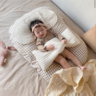 80 * 65cm Bebé Nido Co-Dormir Cunas Portátil De Viaje Cuna De Algodón Para Recién Nacido Cama De Parachoques