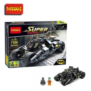 325pcs Batman Vaso Vehículos Carro Bloques De Construcción Conjunto Batpod Batmobile Compatible Con 76023 (6)
