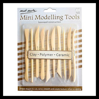 Mini herramientas de modelado/herramientas de arcilla polimérica/herramientas de arcilla - 10 piezas