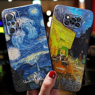 Xiaomi Poco X3 NFC/X3 Pro M3 F2 F3 Caso 3D Patten Diseño Suave TPU Vincent Van Gogh Pintura Al Óleo Cubierta (1)