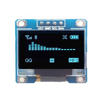 0.96 pulgadas I2C IIC Serial 128x64 azul OLED LCD módulo de pantalla LED para Arduino
