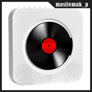 casa bluetooth cd reproductor de música montaje en pared usb tf aux entrada au plug (7)