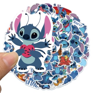 50 Unids/Set Lilo & Stitch Series 01 Pegatinas Disney Dibujos Animados DIY Moda Mixta Impermeable Doodle Calcomanías (5)