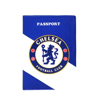 Fútbol Chelsea pasaporte cubierta caso pasaporte titular organizador bolsa de documentos