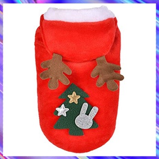 [yks] ropa de perro de navidad disfraz de mascota divertido lindo alce disfraz de invierno cálido para perro mascota disfraz de año nuevo traje