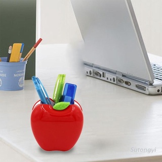 sut - soporte para bolígrafos de escritorio, soporte para cepillo de maquillaje, caja de almacenamiento de escritorio, soporte para bolígrafos de escritorio, suministros de oficina, soporte para bolígrafos en forma de fruta